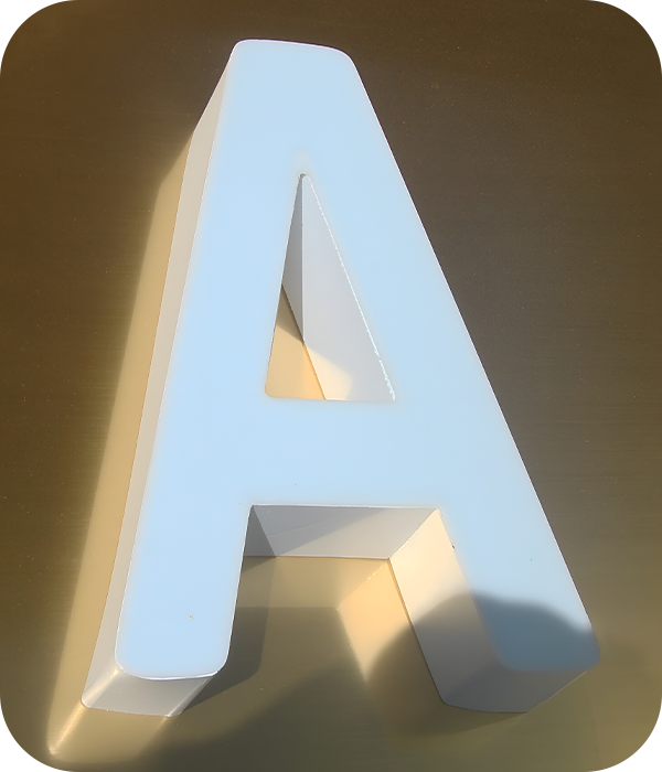 Вывески из объемных пластиковых букв, Мурманск