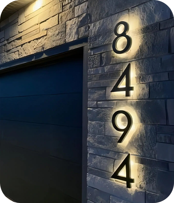 Стоимость букв с контражурной подсветкой